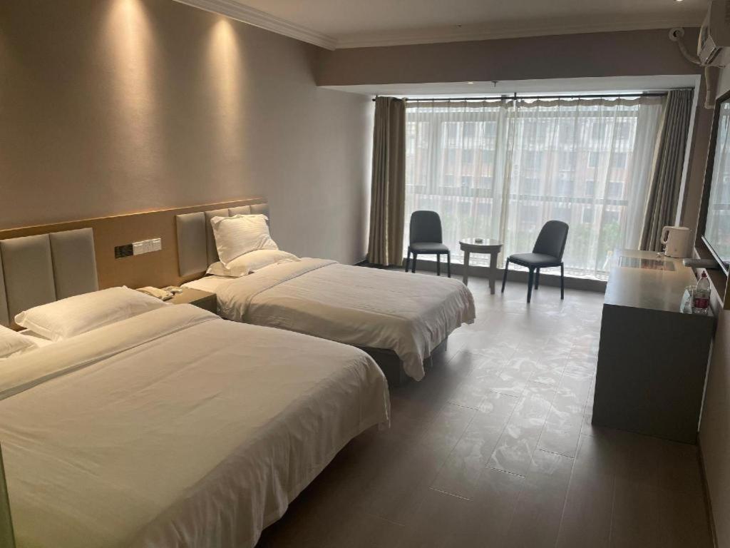Greentree Inn Jiangsu Nantong Qidong Bus Station Express Hotel Hexingzhen Buitenkant foto