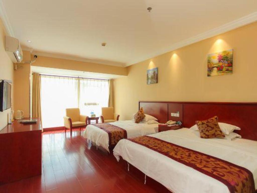 Greentree Inn Jiangsu Nantong Qidong Bus Station Express Hotel Hexingzhen Buitenkant foto