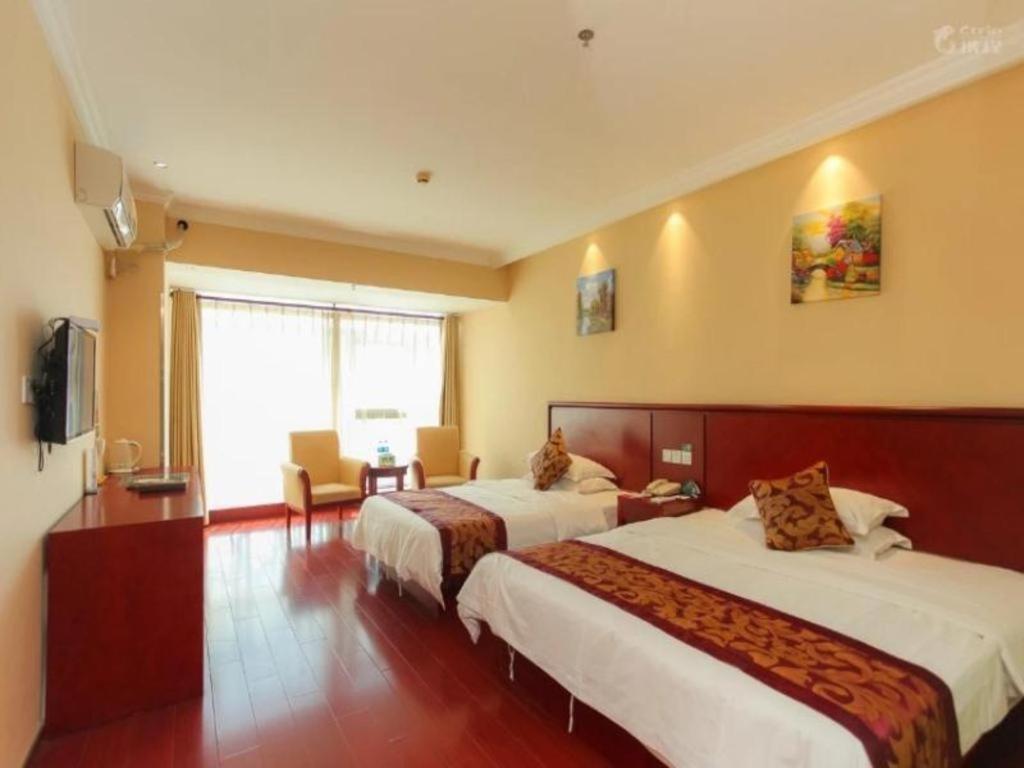 Greentree Inn Jiangsu Nantong Qidong Bus Station Express Hotel Hexingzhen Buitenkant foto